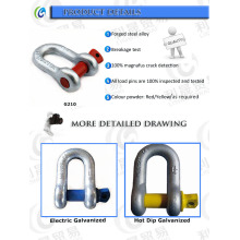 U. S. G210 Alloy Steel Screw Pin Chain Shackles